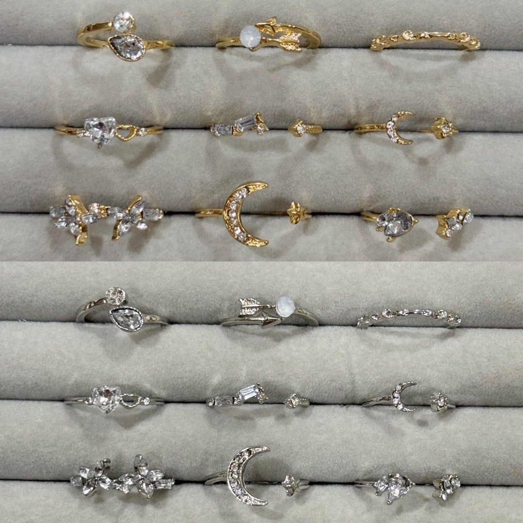 Stacking Ring Set (Stacker Ring) (Category: Rings) located in Singapore. Submitted by jewelryave_sg (Listing ID 1454062298, Image 7). Description: Stacking Ring Set (Stacker Ring) Includes: ✔️Jewelry pouch ✔️Polishing cloth.