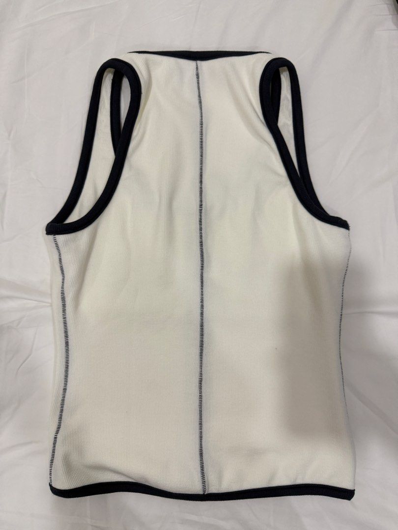 Studio Unknown cream tank top S (Category: Others Tops) located in Makati City. Submitted by bargainwaves (Listing ID 1454112603, Image 2). Description: .
