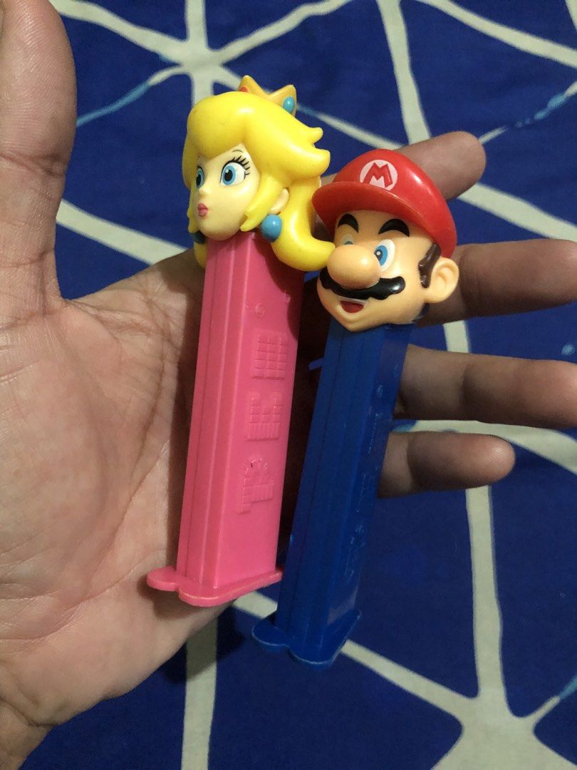 Super mario Pez collectibles (Category: Character Goods) located in Quezon City. Submitted by markgolveo (Listing ID 1454041252, Image 2). Description: Super mario Pez collectibles.