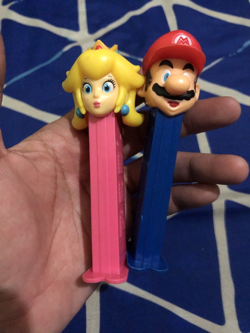 Super mario Pez collectibles (Category: Character Goods) located in Quezon City. Submitted by markgolveo (Listing ID 1454041252, Image 1). Description: Super mario Pez collectibles.