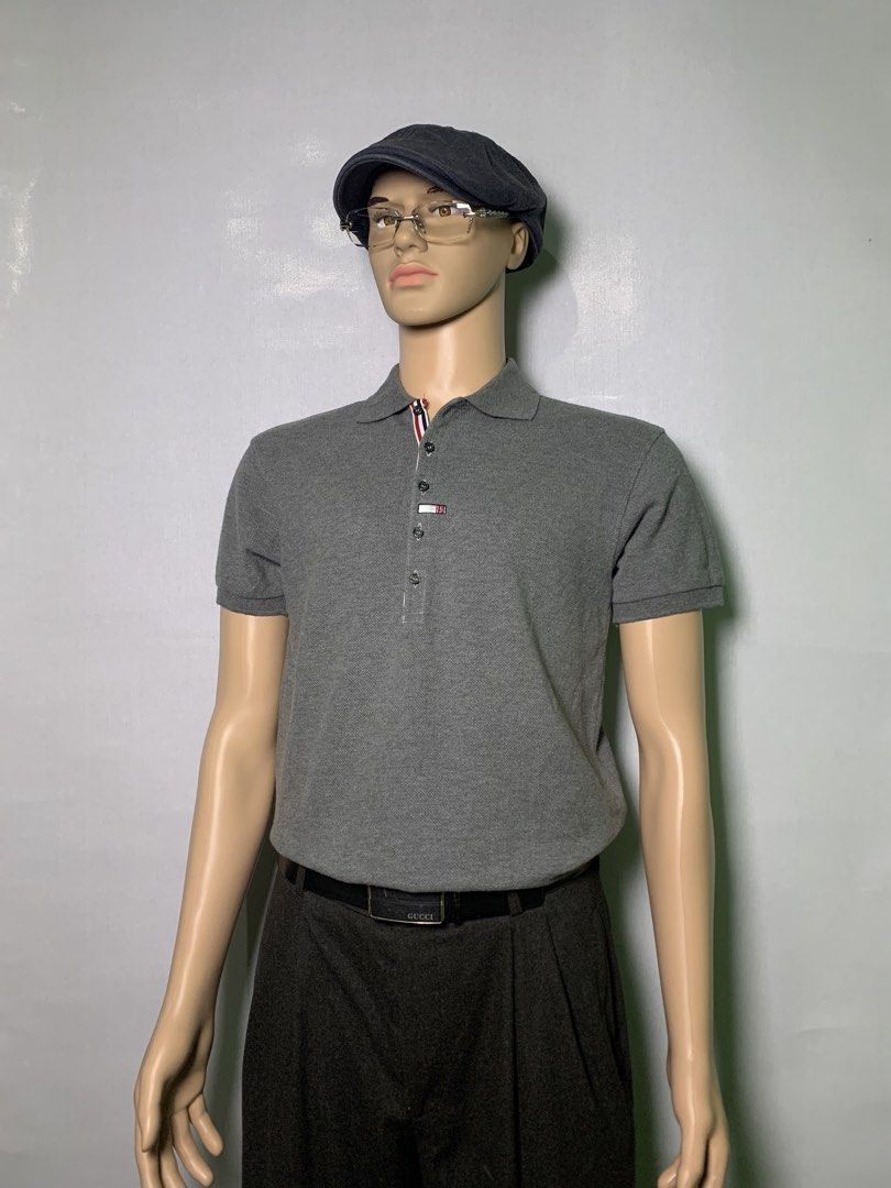Thom Browne. Polo Shirt (Category: Luxury Apparel) located in Manila. Submitted by macadr1p (Listing ID 1454156600, Image 1). Description: THOM BROWNE. Dimes: 21x25-26 Best fit: Medium Color rate: 10/10 Condition: Like New - no issues - Complete tags - Color not faded at all - Collar not faded - No sign of usage - High quality Fabrics - OVERALL💯 ✔ Premium fabric for all-day comfort ✔ Clean and versatile style ✔ Classic and modern color options ✔