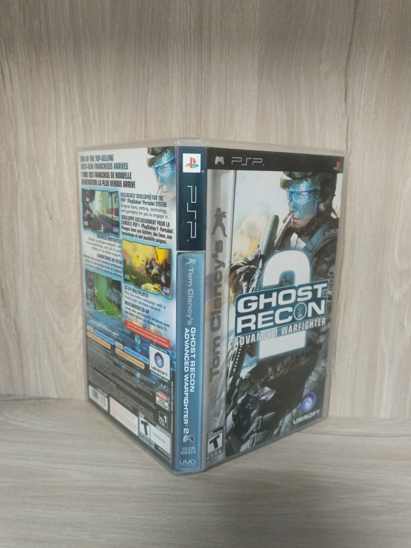 Tom Clancy's Ghost Recon 2 Advanced Warfighter PSP UMD Game (Category: PlayStation) located in Bauang. Submitted by gamingstation12 (Listing ID 1454186478, Image 3). Description: For Sale PSP UMD Game Tom Clancy's Ghost Recon Ad. War. 2 = Php. 400 Region 1 Complete with Manual Disc Case Condition: 7/10 Price is negotiable Good Condition 💯🔥 Working and Tested 💯🔥 "PAYMENT FIRST POLICY" Shipping Accepted Method of Payment GCASH Palawan Express C