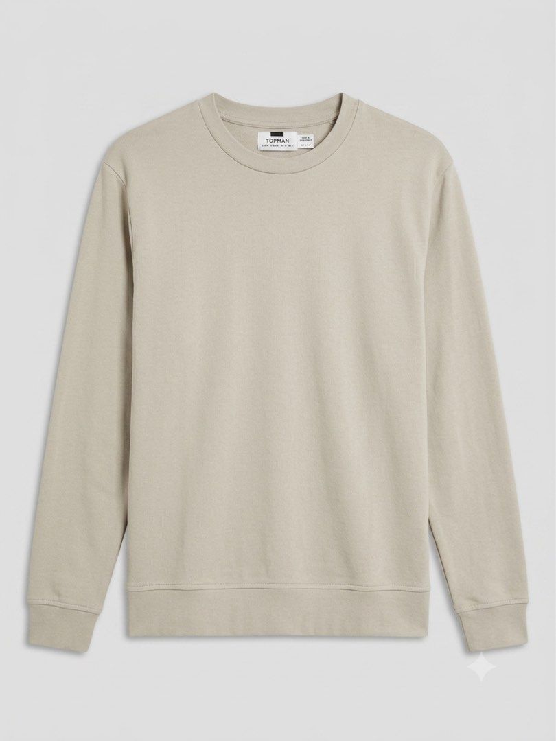 TOPMAN Nude Sweater/Long Sleeves (Category: Coats, Jackets and Outerwear) located in Manila. Submitted by offthecloset.byg (Listing ID 1454163647, Image 1). Description: TOPMAN Nude Sweater.