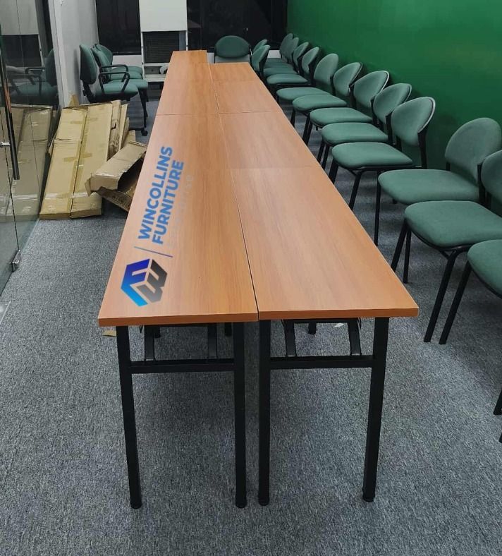 TRAINING FOLDABLE COMPUTER TABLE OFFICE FURNITURE (Category: Tables & Sets) located in Caloocan City. Submitted by wincollins34516 (Listing ID 1454064219, Image 3). Description: We offer: ✔️ Customized Reception Table ✔️ Gang Chairs ✔️ L-Shape Executive Table ✔️ 4-Layer Lateral Filing Cabinet ✔️ Conference Tables ✔️ Modular Workstations ✔️ Office Cubicle Partitions ✔️ Office Chairs, Storage Cabinets, and More! ✨ Your trusted partner for quality o