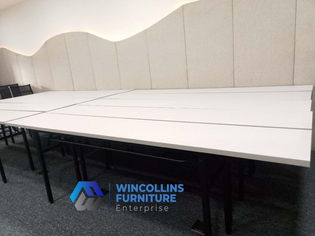 TRAINING FOLDABLE COMPUTER TABLE OFFICE FURNITURE (Category: Tables & Sets) located in Caloocan City. Submitted by wincollins34516 (Listing ID 1454064219, Image 2). Description: We offer: ✔️ Customized Reception Table ✔️ Gang Chairs ✔️ L-Shape Executive Table ✔️ 4-Layer Lateral Filing Cabinet ✔️ Conference Tables ✔️ Modular Workstations ✔️ Office Cubicle Partitions ✔️ Office Chairs, Storage Cabinets, and More! ✨ Your trusted partner for quality o