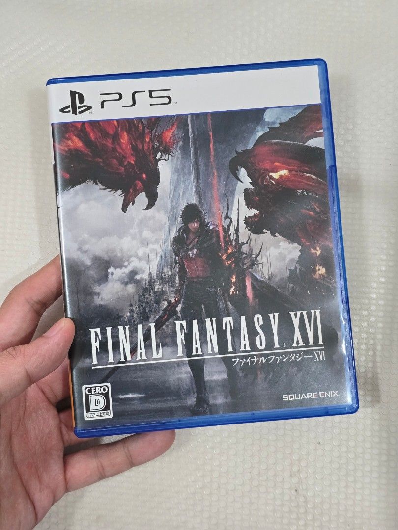 Used - Final Fantasy XVI (PS5) (Category: PlayStation) located in Cainta. Submitted by quicktree_75c2c5 (Listing ID 1454022465, Image 1). Description: Final Fantasy XVI for PlayStation 5 - with manual in CD case location: Cainta, BGC, or Makati by schedule.