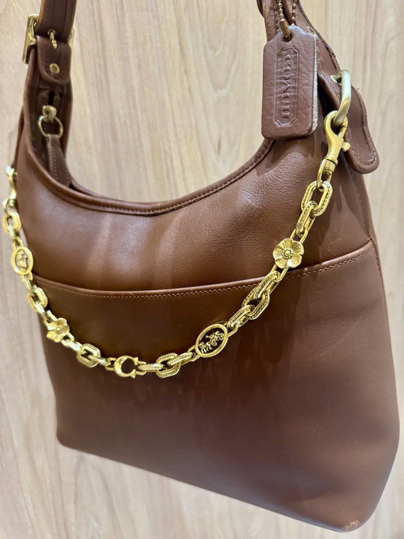 Vintage coach or modern coach accessory chain (Category: Shoulder Bags) located in Manila. Submitted by saleph (Listing ID 1454105270, Image 3). Description: Vintage coach bag 9058 in vicuña color for reference only. Chain only being sold. Approximately 45cm+.