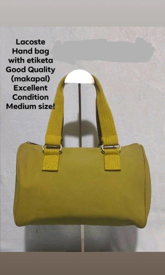 Vintage Lacoste Hand Bag (Category: Luxury Bags & Wallets) located in San Jose del Monte. Submitted by yowasssup_2022 (Listing ID 1454048994, Image 1). Description: Vintage Lacoste Bag.