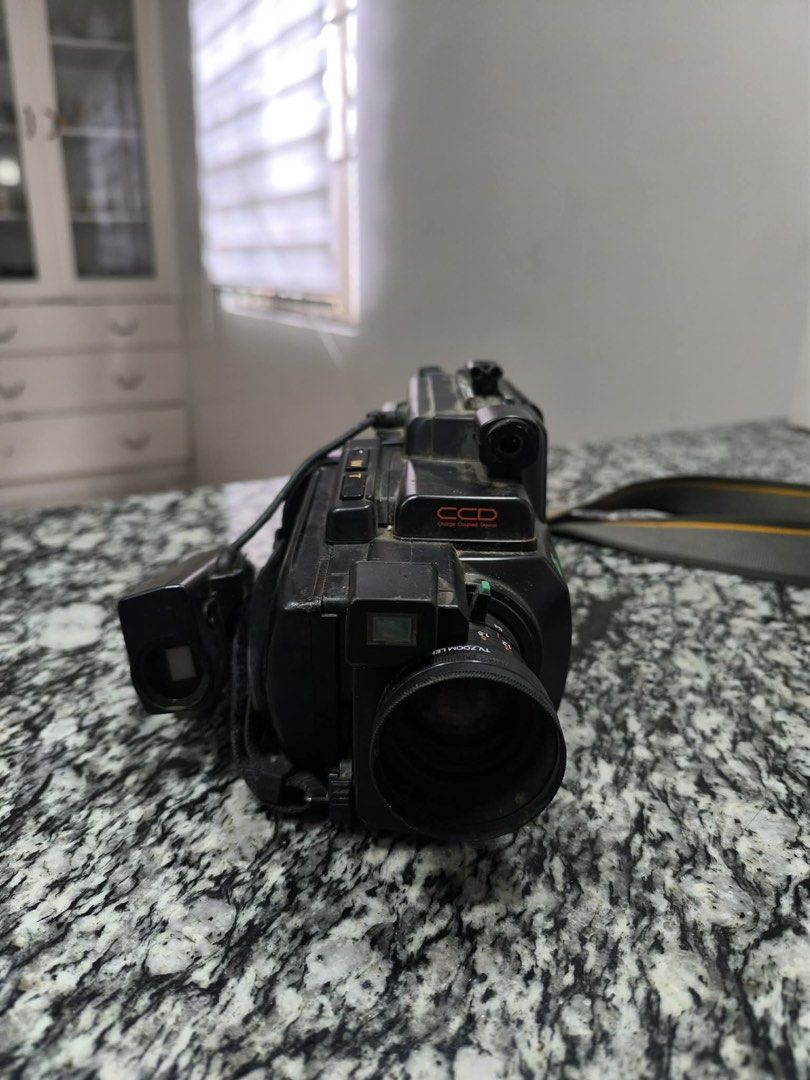 Vintage Panasonic VHS-C Camcorder (Category: Video Cameras) located in Meycauayan. Submitted by treizie (Listing ID 1454169751, Image 3). Description: - Vintage Panasonic VHS-C camcorder - Lens is clear - Ideal for retro video enthusiasts and collectors - Sold as is - no charger - not tested and not sure if working.