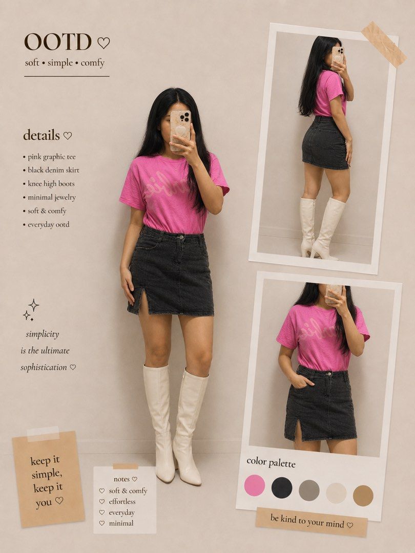 Washed Black Denim Mini Skirt with Front Slit (Category: Skirts) located in Baguio. Submitted by misty_dae (Listing ID 1454151127, Image 1). Description: .