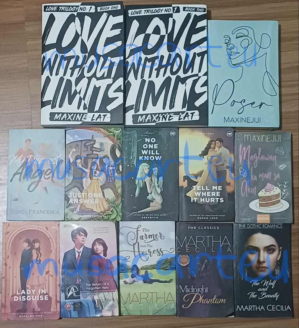 Wattpad Books (Category: Storybooks) located in Manila. Submitted by musacarteu (Listing ID 1454145904, Image 1). Description: note: prices are negotiable if 3 or more ang bibilhin~ SOLD Love without Limits book set (with book box) ₱250 Poser (brand new and sealed) ₱70 maglaway ka man sa akin ₱85 ea popfics books just one answer no one will know tell me where it hurts lady in disguise ₱60 ea my dearest angel the return of a forgotten hero the far