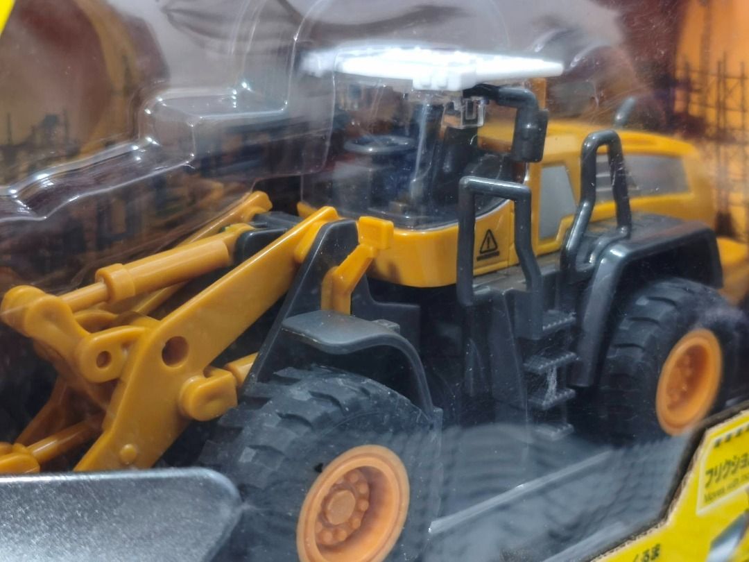 Wheel Loader Construction Toy Vehicle - Daiso (Category: Vehicle & Diecast Models) located in Caloocan City. Submitted by dcollectibles (Listing ID 1454108982, Image 3). Description: - As is Condition, WYSIWYG - Actual Picture posted - Tondo, Manila - Lalamove, LBC (by schedule) - PM for more information - GCash only For more items availability visit us at FB (DEKAI Collectibles) Thank you!.