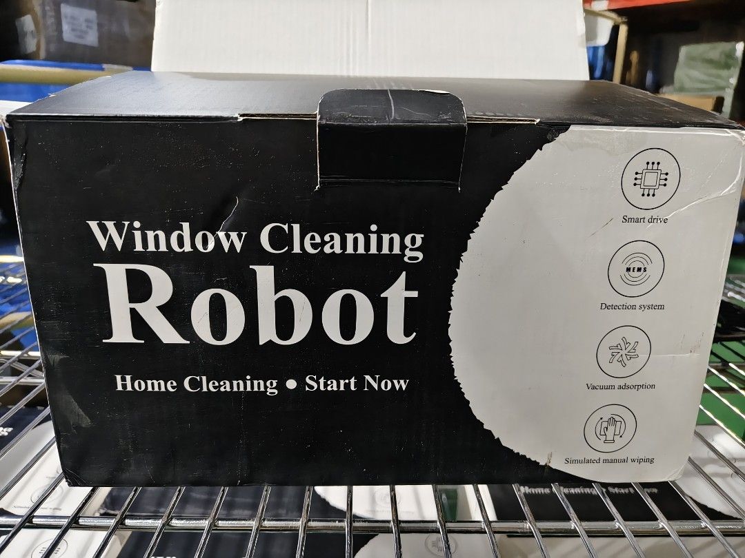 Window cleaning robot (Category: Vacuum Cleaner & Housekeeping) located in Singapore. Submitted by ah.ye (Listing ID 1454122621, Image 1). Description: SellingthisawesomeWindowCleaningRobot,perfectforkeepingyourhomesparklingcleanwithminimaleffort!It'sdesignedwithsmartdrivetechnologyandadetectionsystemtonavigateyourwindowsefficiently.Thevacuumadsorptionensuresitstayssecurelyattachedwhileitworksitsmagic,simulatingmanualwipingforastreak-freefinish.T