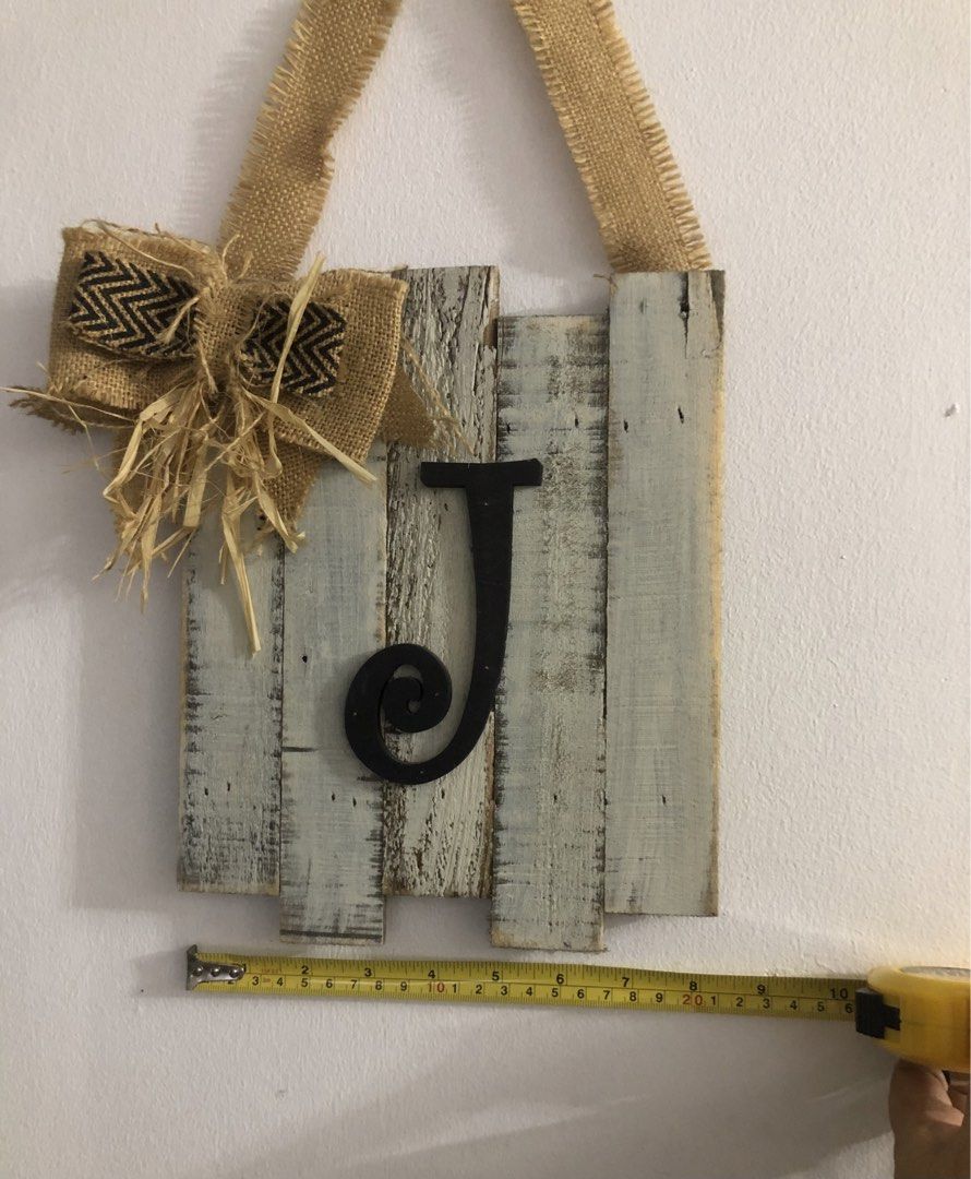 Wall Decor Wooden with Letter J (Category: Wall Decor) located in Cavite. Submitted by surplus_atbp (Listing ID 1454017811, Image 3). Description: .