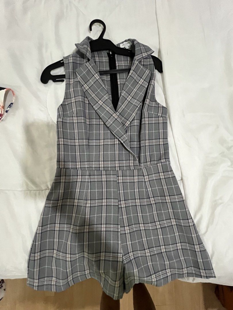 Zalora Checkered Romper (Category: Rompers) located in Quezon City. Submitted by tangled8 (Listing ID 1454079402, Image 1). Description: .