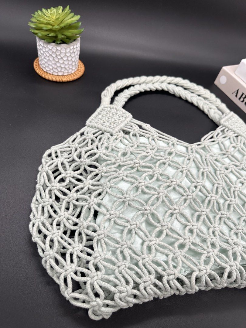 Zara Macrame Shoulder Bag (Category: Beach Bags) located in Baguio. Submitted by .daryl (Listing ID 1454094426, Image 3). Description: .