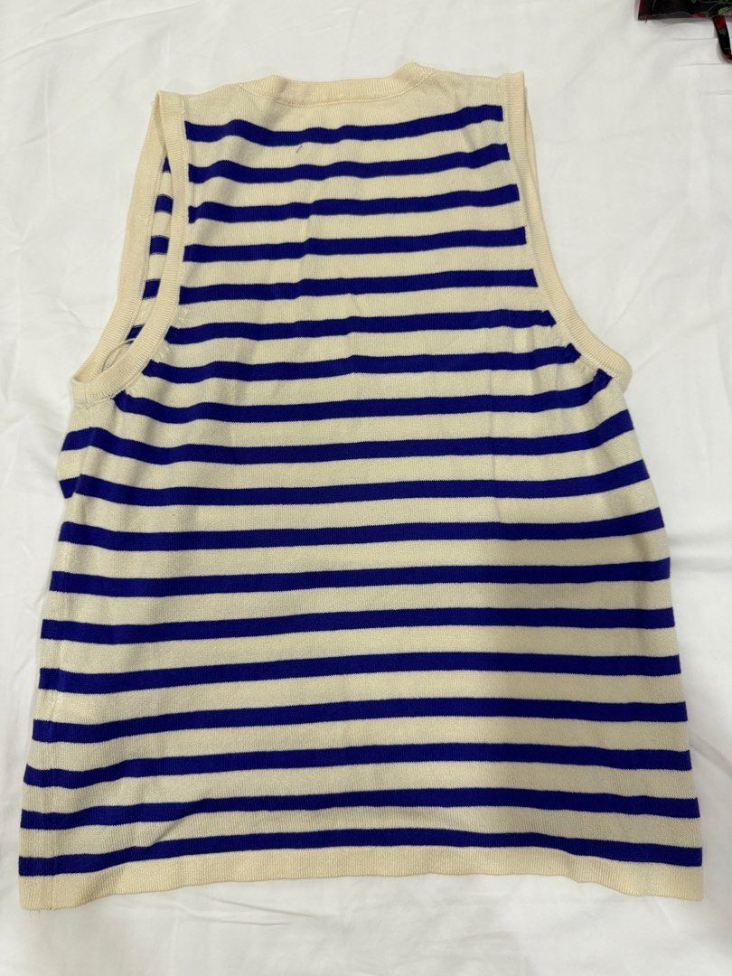 Zara stripes tank top S (Category: Others Tops) located in Makati City. Submitted by bargainwaves (Listing ID 1454112429, Image 2). Description: .