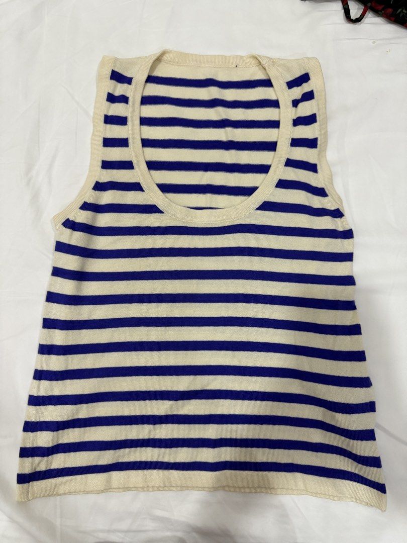 Zara stripes tank top S (Category: Others Tops) located in Makati City. Submitted by bargainwaves (Listing ID 1454112429, Image 1). Description: .