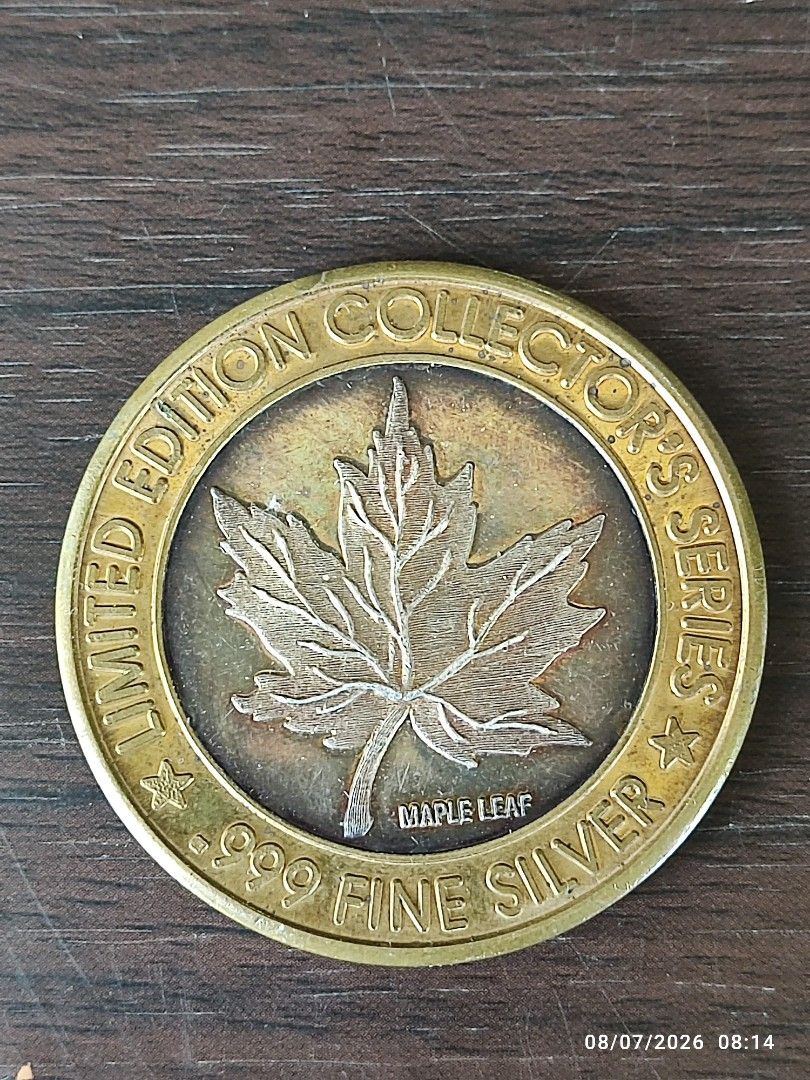 10 Dollar Casino Token - .999 Fine Silver (Category: Currency) located in Tagum. Submitted by cs1907 (Listing ID 1454189084, Image 2). Description: 0.60 Troy Oz .999 Fine Silver.