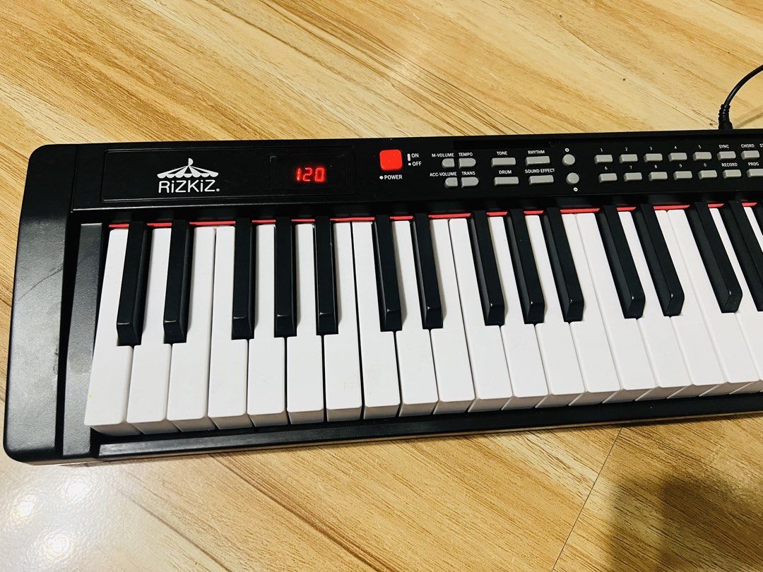 Affordable RiZKiZ 61-Key Slim Type Electronic Keyboard 😍👌🏻 (Category: Musical Instruments) located in Malolos. Submitted by afford.japan (Listing ID 1454293033, Image 2). Description: Affordable RiZKiZ 61-Key Slim Type Electronic Keyboard 😍👌🏻.