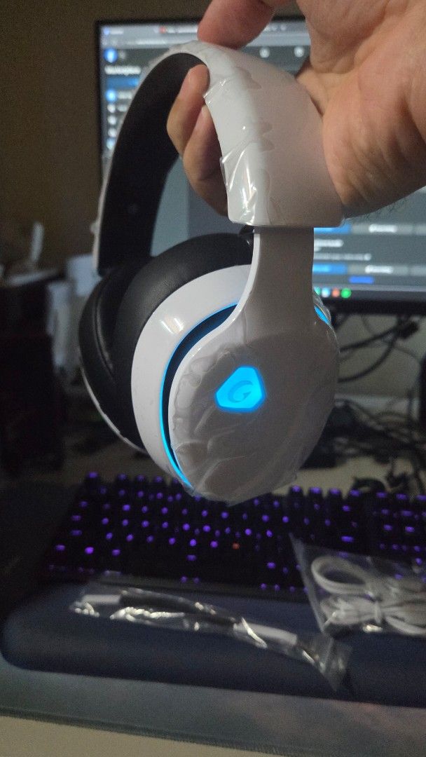 AOC Gaming Headset Captain 300 Wireless (Category: Headphones & Headsets) located in Taguig. Submitted by veilsly (Listing ID 1454322263, Image 2). Description: Complete package, opened only to test the unit. 10/10 no issues Compatible to all consoles Pc mobile laptop .