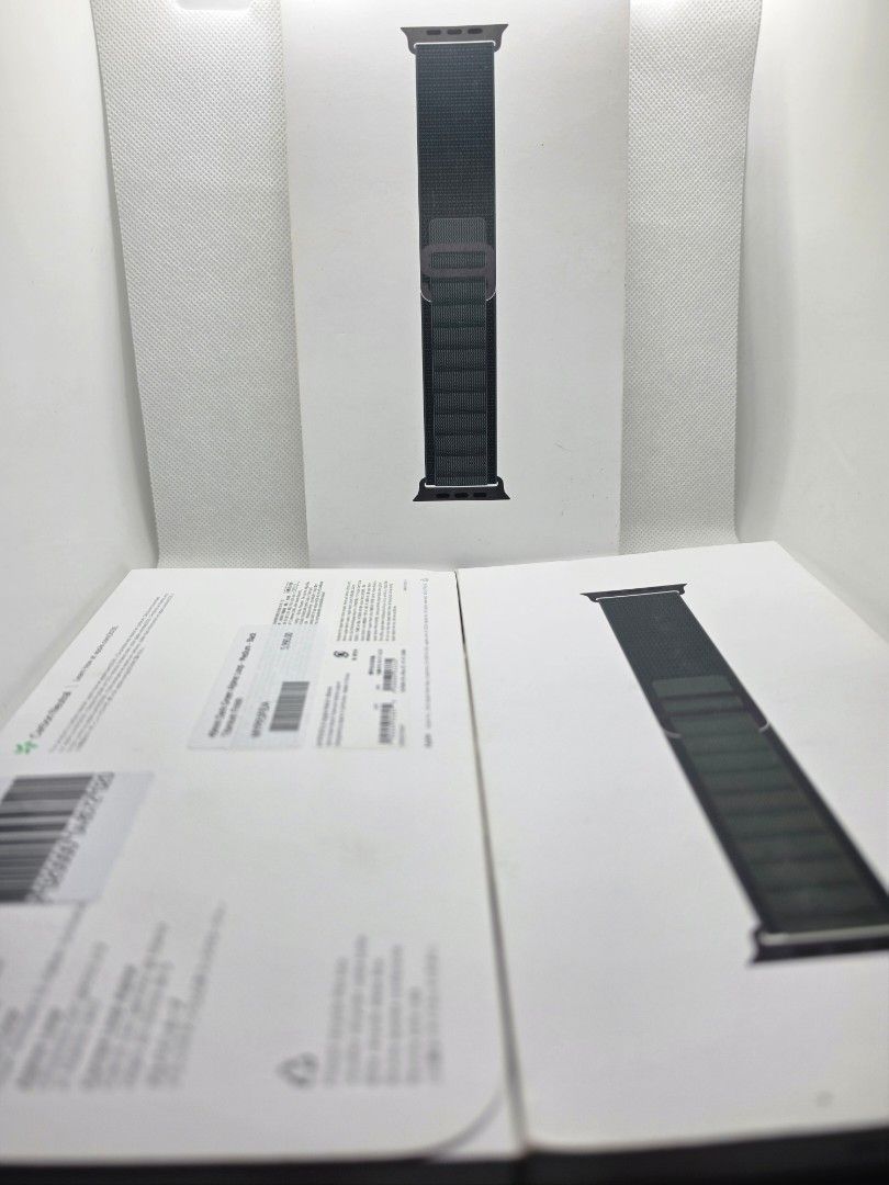 Apple watch band alpine loop 49mm medium (Category: Wearables & Smart Watches) located in Las Pinas. Submitted by jhered (Listing ID 1454216595, Image 3). Description: Sale Brandnew Original Sealed Colors : olive, dark green and tan Sale for 2500 Las pinas area.