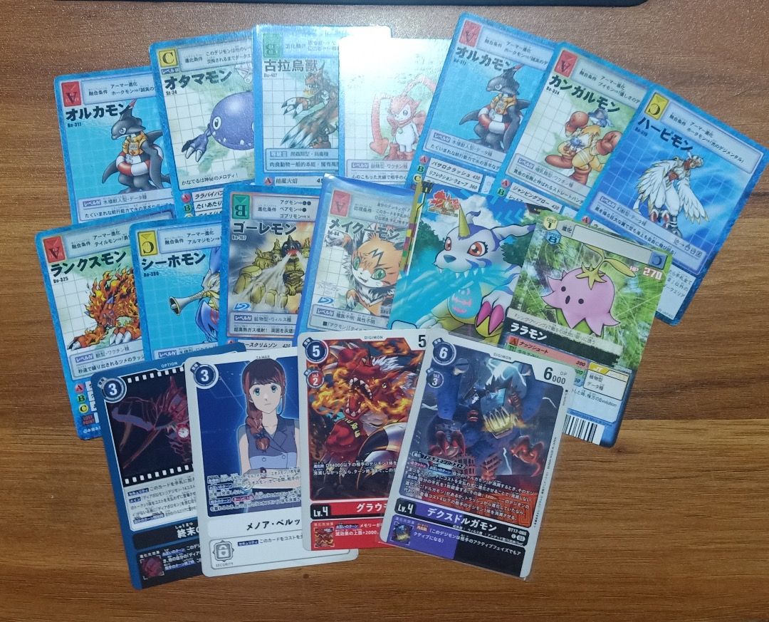 Assorted Digimon Cards Set (Category: Raw Singles) located in Manila. Submitted by olliekolekz (Listing ID 1454320317, Image 1). Description: - Authentic Digimon card featuring Melmon - Released in 2016 - Origin: Oka, Japan - Ideal for Digimon card collectors - Condition as shown in photos - From 1400, 800 nalang since may damage main card natin sa gitna.