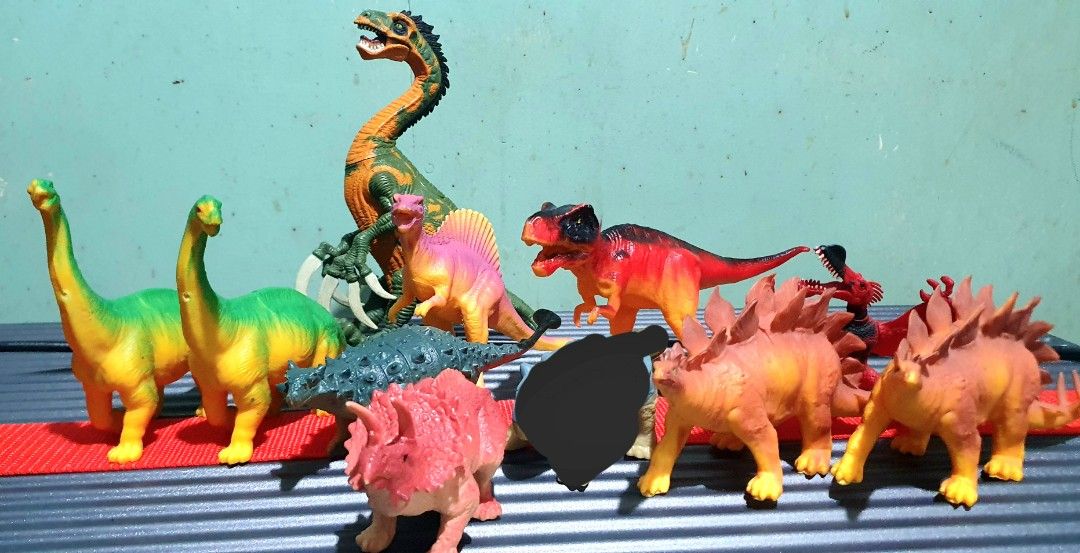 Assorted Dinosaur Figures Set (Category: Figurines & Statues) located in Cainta. Submitted by origeetostore (Listing ID 1454209395, Image 1). Description: - Assorted dinosaur toy collection featuring popular species like T-Rex, Triceratops, and Stegosaurus. - Made from durable plastic, ideal for hours of imaginative play. - Suitable for children who are fascinated by dinosaurs. - Includes a variety of sizes, from larger figures to smaller ones. -