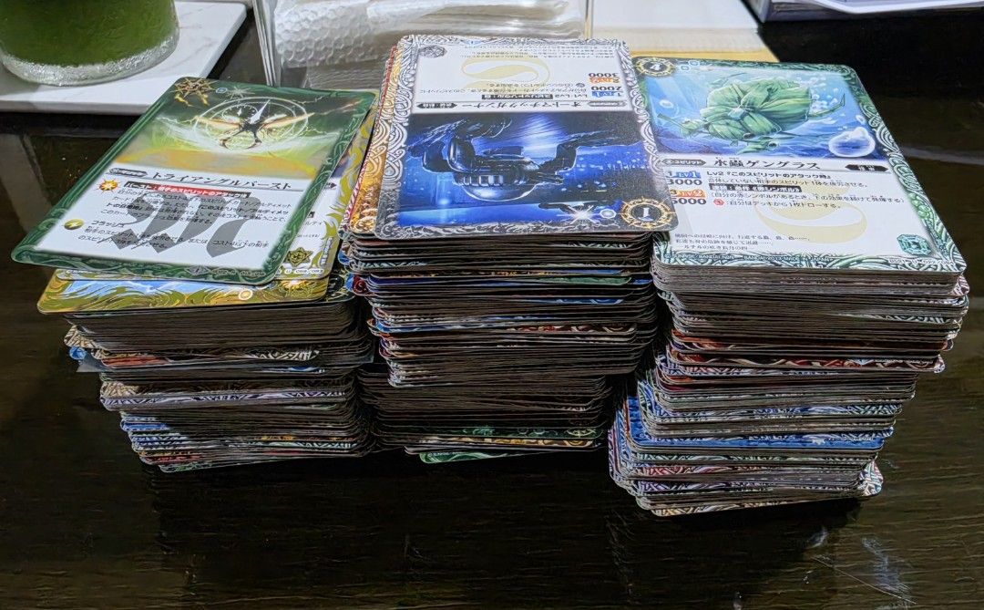 Battle Spirits Trading Card Collection - Various Cards (Category: Raw Singles) located in Taytay. Submitted by king_ayamiku (Listing ID 1454289694, Image 1). Description: - Large collection of Battle Spirits trading cards for sale. - Includes a variety of cards, with some rare and holographic ones. - Ideal for both collectors and players looking to enhance their decks. - Sold as a complete lot. - Feel free to message with any questions..