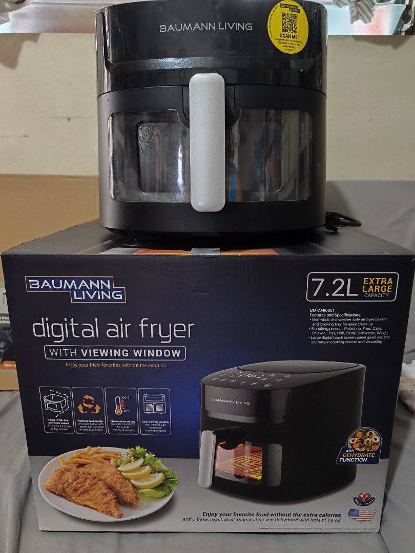 BAUMANN DIGITAL AIRFRYER 7.2L (Category: Bakeware) located in Quezon City. Submitted by uydaisy1979 (Listing ID 1454251865, Image 1). Description: .