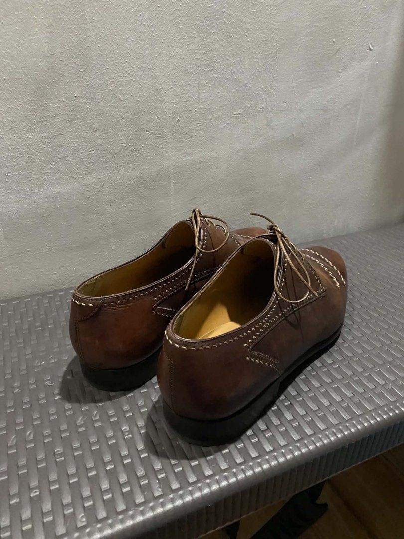 Berluti Leather Shoes (Category: Dress Shoes) located in Bulacan. Submitted by cedrick13 (Listing ID 1454226666, Image 3). Description: For Sale Pre-Owned Imported Leather shoes from France Pairs is in good condition Berluti Leather Shoes Size 10 Selling for only 13,000 pesos (Srp in europe is around 700-1500 euro per pair) Meetups and shipping will do More pics and information, send a message.