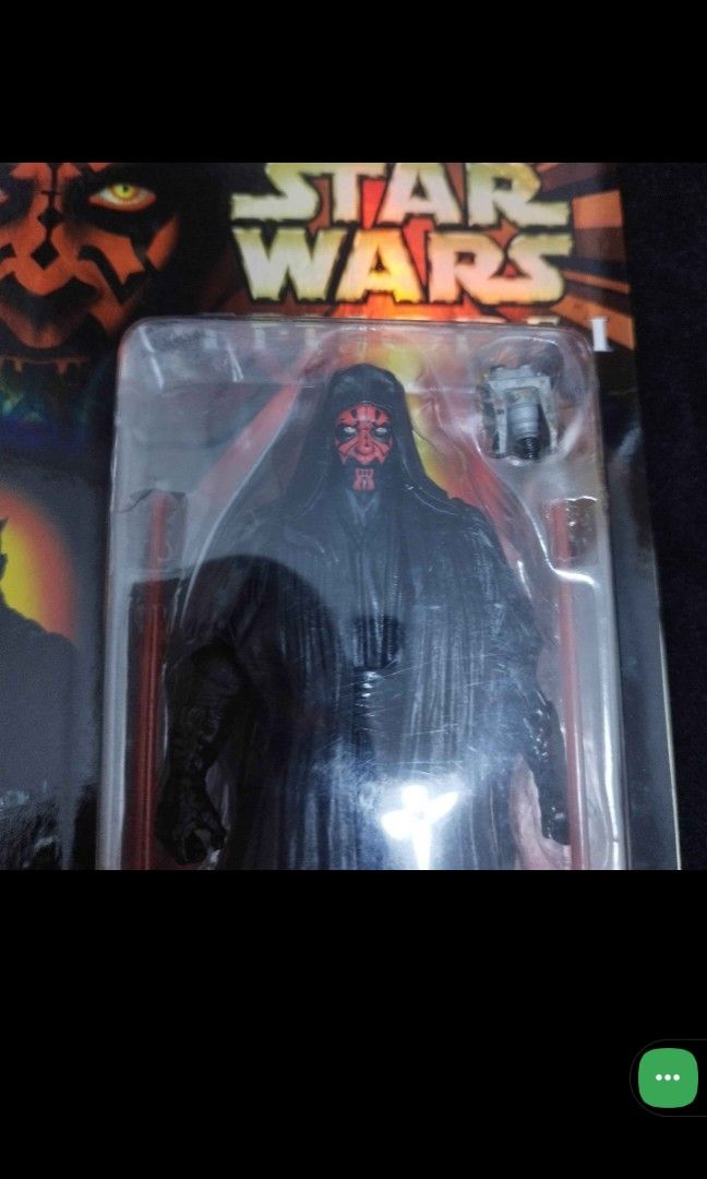 Black series Darth Maul (Category: Figurines & Statues) located in Manila. Submitted by j91693 (Listing ID 1454273334, Image 2). Description: black series darth maul, still sealed, minor card dents who pays first gets the items, gcash/bank transfer for payment. buyer pays/booked for shipping, taguig loc..
