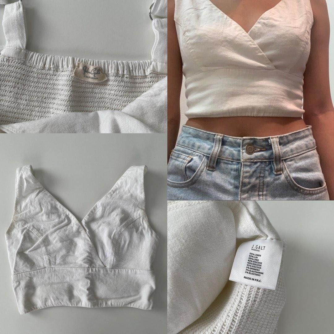 Brandy Melville White Top (Category: Sleeveless) located in Dumaguete. Submitted by sethenne (Listing ID 1454206432, Image 2). Description: pics not mine. dm if interested can send actual pics! -authentic rfs: too big for me .