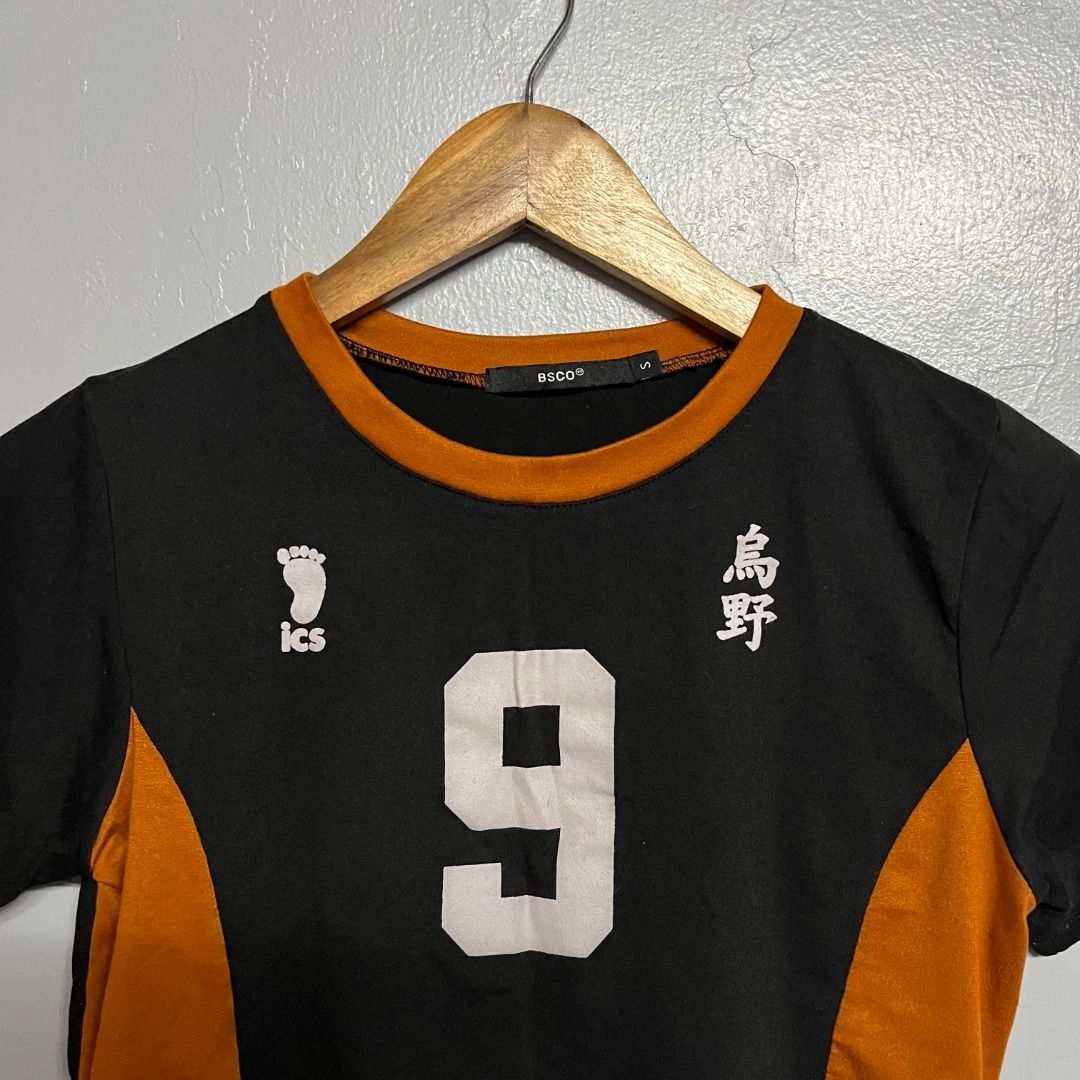 BSCO Haikyuu Kageyema Crop Top (Category: Shirts) located in Manila. Submitted by yyyyyyves (Listing ID 1454256286, Image 2). Description: BSCO Haikyuu Kageyema Crop Top Fit Small to Semi Large Good condition, need wash only.