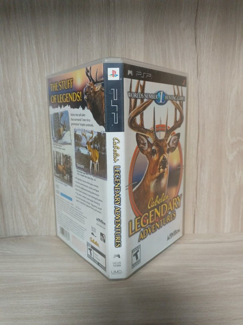 Cabela's Legendary Adventures PSP UMD Game (Category: PlayStation) located in Bauang. Submitted by gamingstation12 (Listing ID 1454194591, Image 3). Description: For Sale PSP UMD Game Cabela's Legendary Adventures = Php. 350 Region 1 Complete with Manual Disc Case Condition: 9.9/10 (Mint) Price is negotiable Good Condition 💯🔥 Working and Tested 💯🔥 "PAYMENT FIRST POLICY" Shipping Accepted Method of Payment GCASH Palawan Express Cash (Upon Meet