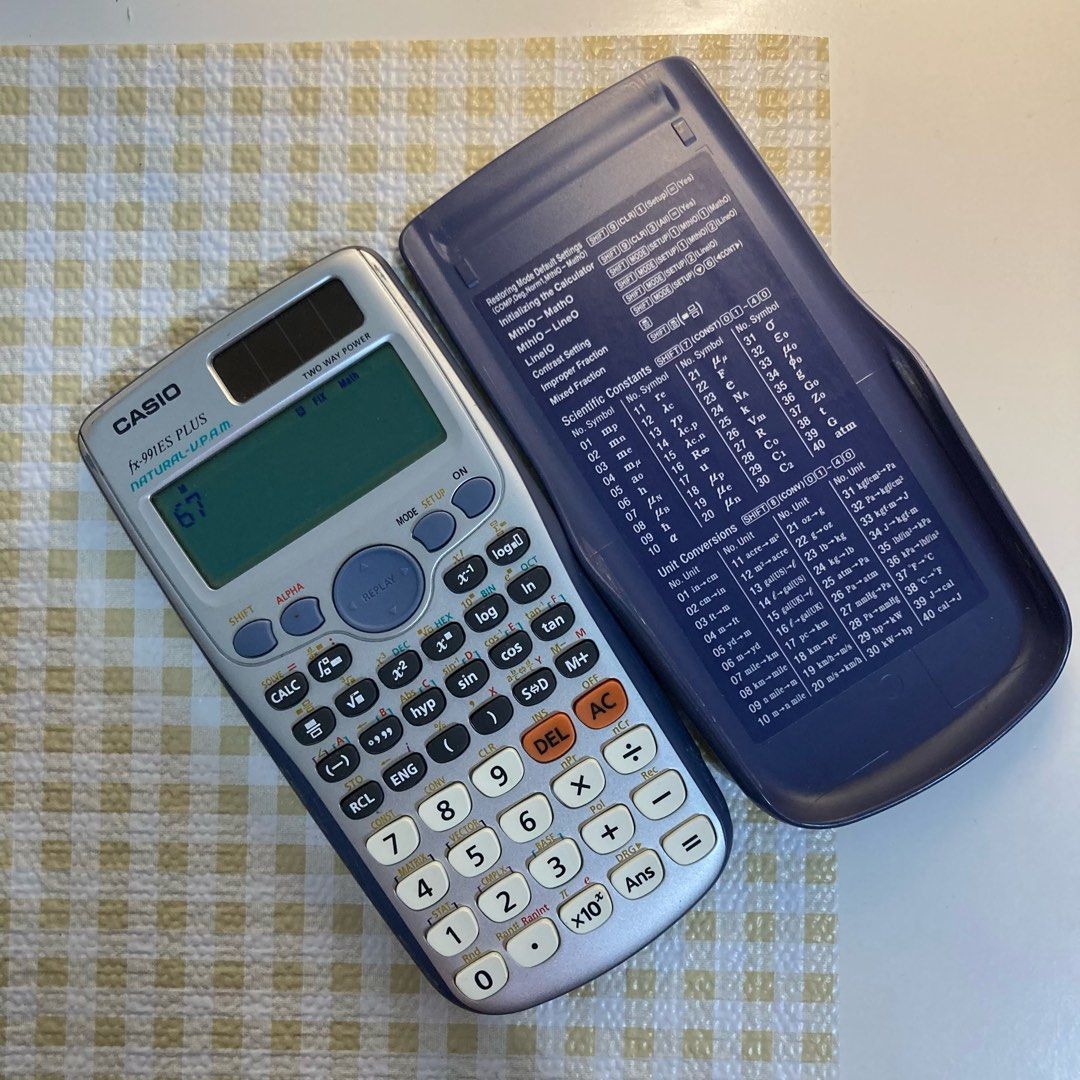 casio scientific calculator (Category: Office & Business Technology) located in Pasig City. Submitted by pollyyesterr (Listing ID 1454308455, Image 2). Description: - casio fx-991ES PLUS - casio fx-350MS ❌ SOLD works well, just has a lot of scratches two for only 900php each for 550 chat for inquiries !.
