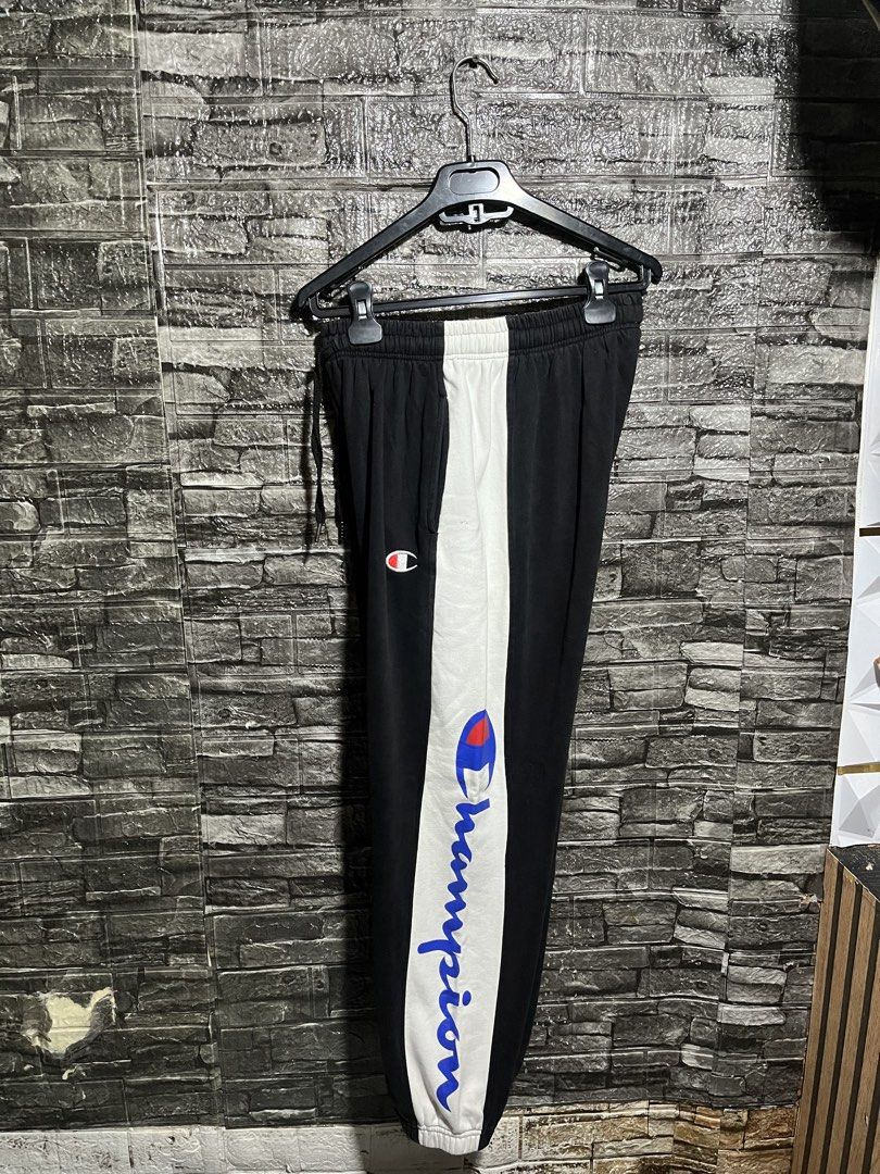 Champion Script Sweatpants (Category: Joggers) located in Manila. Submitted by flex_curation (Listing ID 1454316416, Image 1). Description: 30-34W 38L IN VERY GOOD CONDITION AND IN PRESENTABLE CONDITION BACOOR CAVITE LOC.