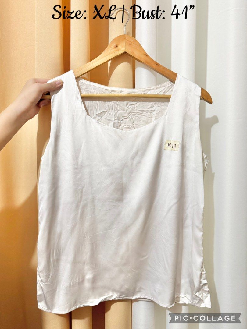 Classic White Sleeveless Tank Top (Category: Sleeveless) located in Quezon City. Submitted by everydayessentialsstudio (Listing ID 1454296164, Image 1). Description: A clean and versatile sleeveless white top that’s perfect for layering or wearing on its own. 📌 Features • Sleeveless • Scoop neckline • Lightweight • Comfortable everyday wear • Easy to style #EverydayEssentialsStudio #BasicTop #WhiteTank #CapsuleWardrobe #MinimalFashion #PrelovedP