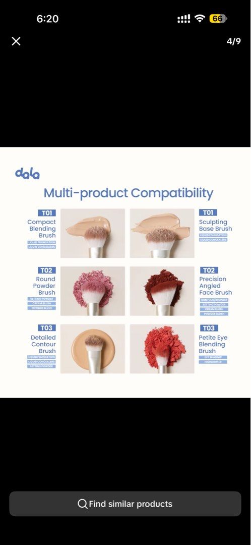 DALA EASY BASIC MAKE UP BRUSH SET (Category: Makeup) located in Manila. Submitted by ilabdanica (Listing ID 1454285461, Image 3). Description: BRAND NEW AND SEALED Rfs: preferred the travel size dala brushes. Selling low than SRP.