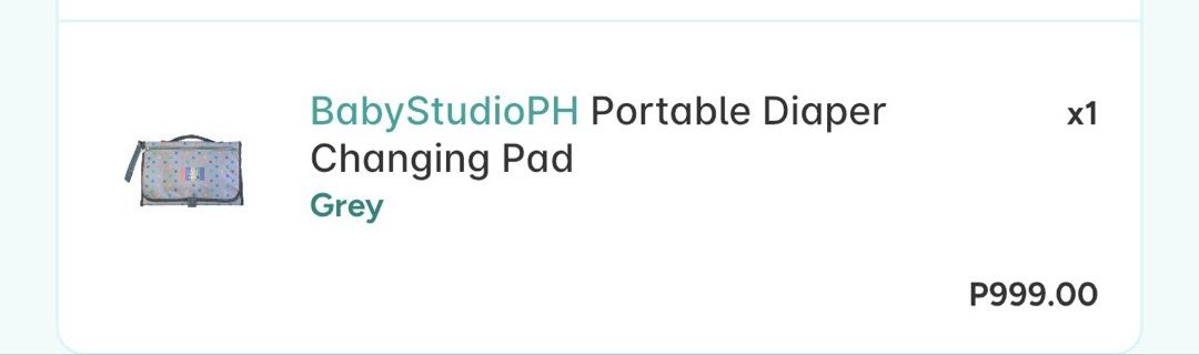 Diaper Changing Pad (Category: Diaper Bags & Wetbags) located in Manila. Submitted by ririkah (Listing ID 1454355654, Image 1). Description: Zipper is broken and everything else is working 100% fine.