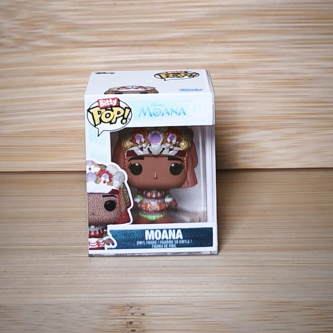 Disney Moana - Princess Bitty Funko Pop (Category: Designer & Blind Box Toys) located in Manila. Submitted by abbey.lee (Listing ID 1454194555, Image 1). Description: - Funko Pop! Bitty Pop collectible figure - Character: Moana - Collection: Disney - Condition: Brand new, in original box - Ideal for Disney and Funko collectors.