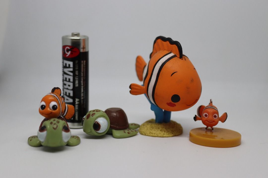 Disney Pixar Finding Nemo & Friends Figurines Set (Category: Figurines & Statues) located in Palayan City. Submitted by yourvintagesoul (Listing ID 1454236177, Image 1). Description: - Set of cute Finding Nemo and Friends figurines. - Includes Nemo, Squirt, Crush, and Marlin. - Ideal for fans of the movie. - Great for display or play..