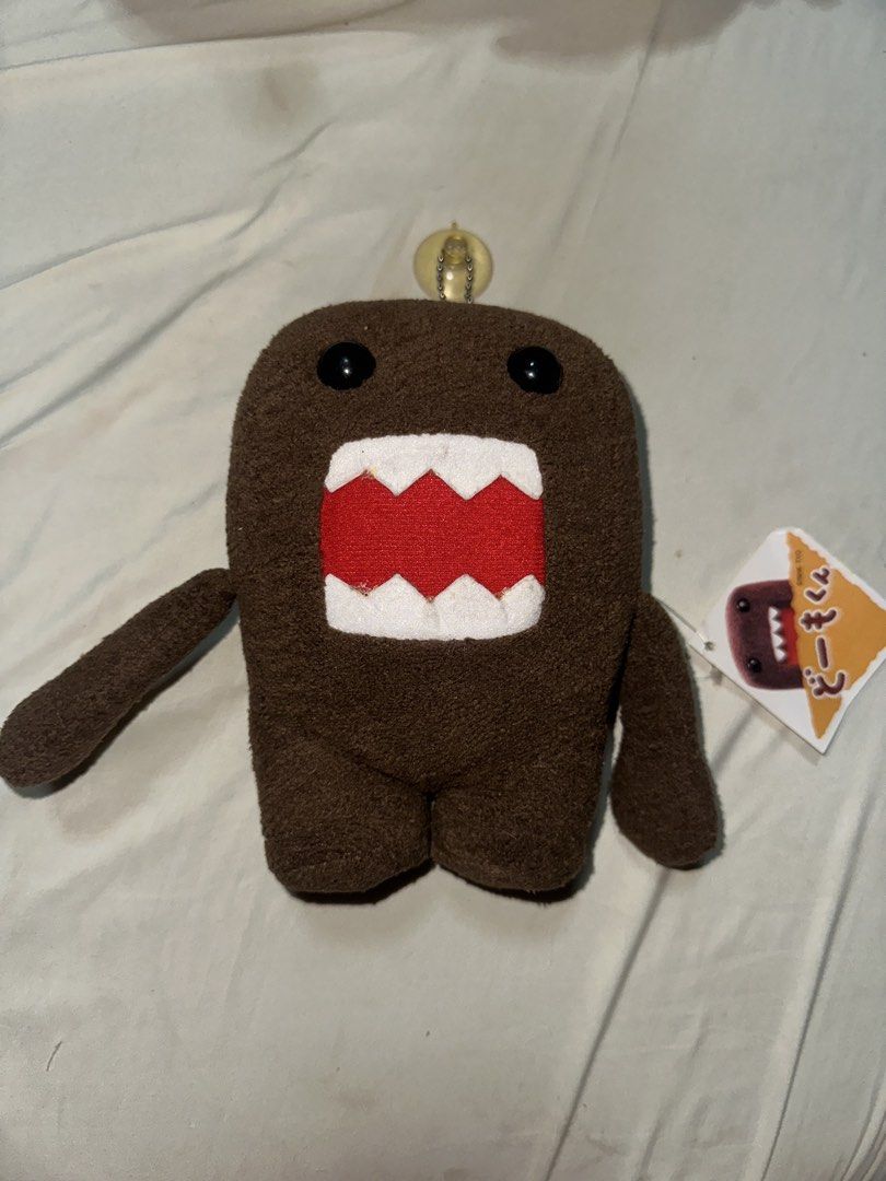 Domo-kun Plush Toy with Tag (Category: Plushies & Soft Toys) located in Pasig City. Submitted by katplush_superlove (Listing ID 1454314243, Image 1). Description: - please check all photos - Cute Domo-kun plush toy - Approximately 6-7 inches tall - Original tags still attached - Perfect for Domo-kun fans - Ideal for display - Fun collectible item.