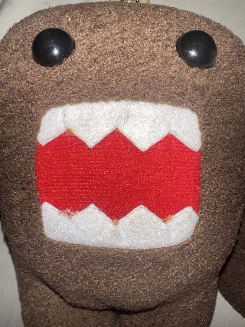 Domo-kun Plush Toy with Tag (Category: Plushies & Soft Toys) located in Pasig City. Submitted by katplush_superlove (Listing ID 1454314243, Image 2). Description: - please check all photos - Cute Domo-kun plush toy - Approximately 6-7 inches tall - Original tags still attached - Perfect for Domo-kun fans - Ideal for display - Fun collectible item.