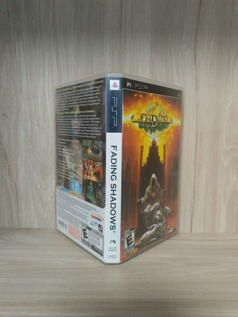 Fading Shadows PSP UMD Game (Category: PlayStation) located in Bauang. Submitted by gamingstation12 (Listing ID 1454192014, Image 3). Description: For Sale PSP UMD Game Fading Shadows = Php. 350 Region 1 Complete with Manual Disc Case Condition: 9.9/10 (Mint) Price is negotiable Good Condition 💯🔥 Working and Tested 💯🔥 "PAYMENT FIRST POLICY" Shipping Accepted Method of Payment GCASH Palawan Express Cash (Upon Meet Up) Method of Delivery / Ship