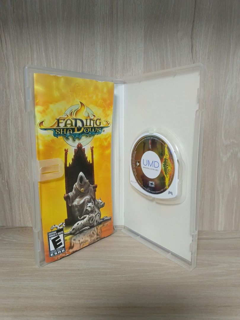 Fading Shadows PSP UMD Game (Category: PlayStation) located in Bauang. Submitted by gamingstation12 (Listing ID 1454192014, Image 2). Description: For Sale PSP UMD Game Fading Shadows = Php. 350 Region 1 Complete with Manual Disc Case Condition: 9.9/10 (Mint) Price is negotiable Good Condition 💯🔥 Working and Tested 💯🔥 "PAYMENT FIRST POLICY" Shipping Accepted Method of Payment GCASH Palawan Express Cash (Upon Meet Up) Method of Delivery / Ship