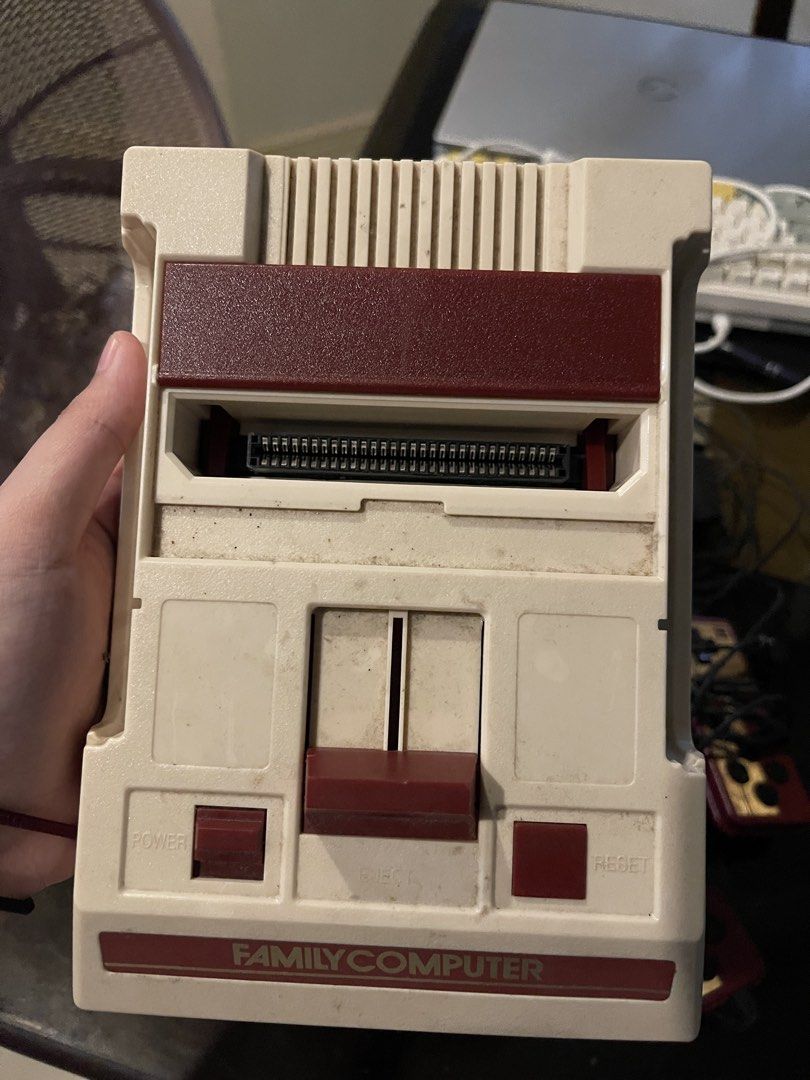 Family Computer Retro Game Console with 2 Controllers (Category: Others) located in Tarlac. Submitted by tatumrica26185 (Listing ID 1454274489, Image 2). Description: - old family console - untested - complete set - wala yung games so u need to buy one - loc pampangga.