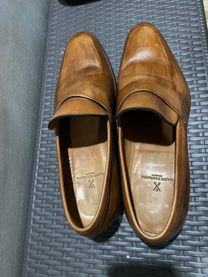 Gianna Campagna Milano (Category: Dress Shoes) located in Bulacan. Submitted by cedrick13 (Listing ID 1454226947, Image 3). Description: For Sale Pre-Owned Imported Leather shoes from France Pairs is in good condition Gianna Campagna Milano Size 9.5 Selling for only 11,000 pesos (Srp in europe is around 700-1500 euro per pair) Meetups and shipping will do More pics and information, send a message.