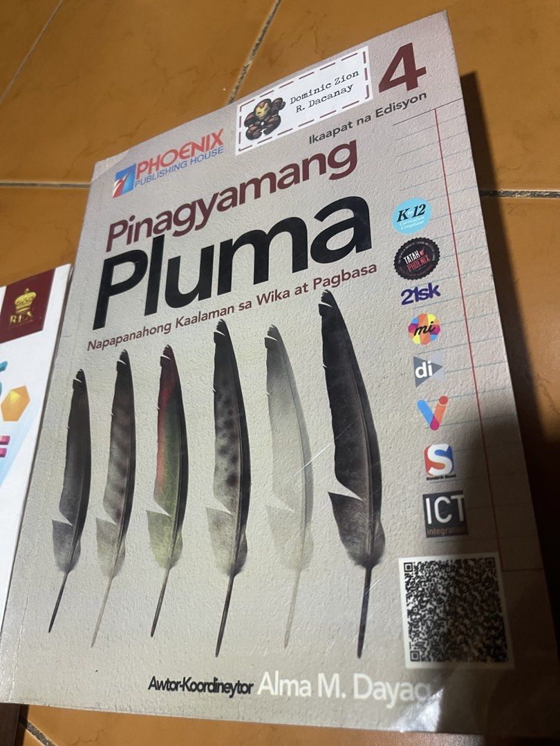 Grade 4 Workbooks: Math, English, Filipino, Science (Category: Textbooks) located in Malabon City. Submitted by charlize.ph (Listing ID 1454198724, Image 3). Description: - Grade 4 workbook bundle - Includes: Number Smart (Math), Pinagyamang Pluma (Filipino), Integrated English, Cyber Science - All are revised editions - Ideal for extra practice or homeschooling needs.