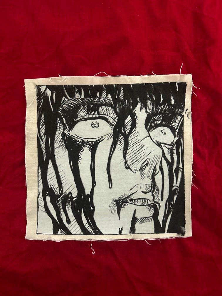 Hand painted facric patch featuring Guts from Berserk (Category: Art & Prints) located in Plaridel. Submitted by eraxer___x___xtain (Listing ID 1454221789, Image 1). Description: Medium we use is jacquard textile paint Custom Open!!!.